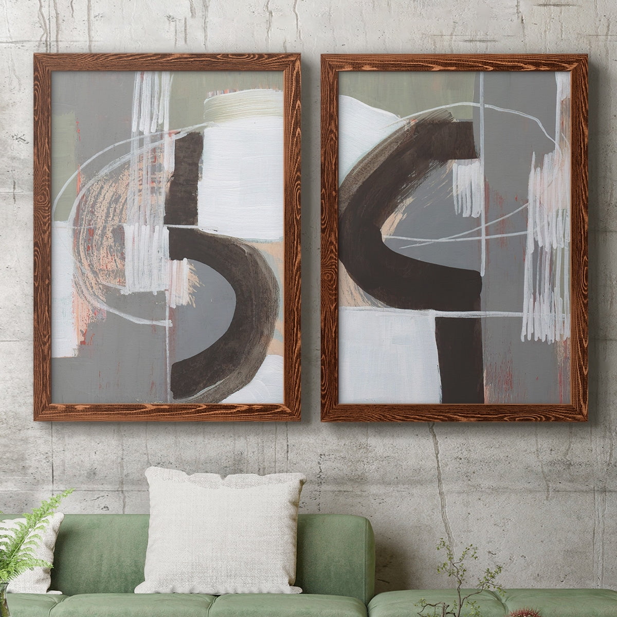 Arching Neutrals III - Premium Framed Canvas - Ready to Hang