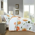 thumbnail image 3 of MarCielo  3 Pcs Cotton Floral Quilt Bedspread Set King, 3 of 6