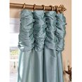thumbnail image 1 of Half Price Drapes PTCH-5-96-RU Ruched Faux Silk Taffeta Curtain Robins Egg, 1 of 7