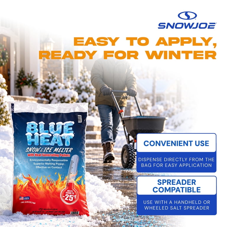 Blue Heat Ice Melt Pellets, 50 lb Bag photo 6