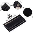 thumbnail image 4 of LAICAIW Women's Wallet Genuine Leather RFID Blocking Large Capacity Trifold Ladies Wallet, 4 of 7