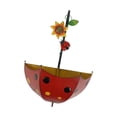 thumbnail image 4 of jinwen Railing Flower Pot Creative Wall Mount Plant Pot for Deck Fence Outside Home red ladybug, 4 of 9