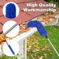 thumbnail image 3 of Telescopic Gutter Cleaning Brush Removing Leaves Debris Adjustable Angle for Hard-to-Reach Areas Gutter Guard Cleaner Tool, 3 of 10