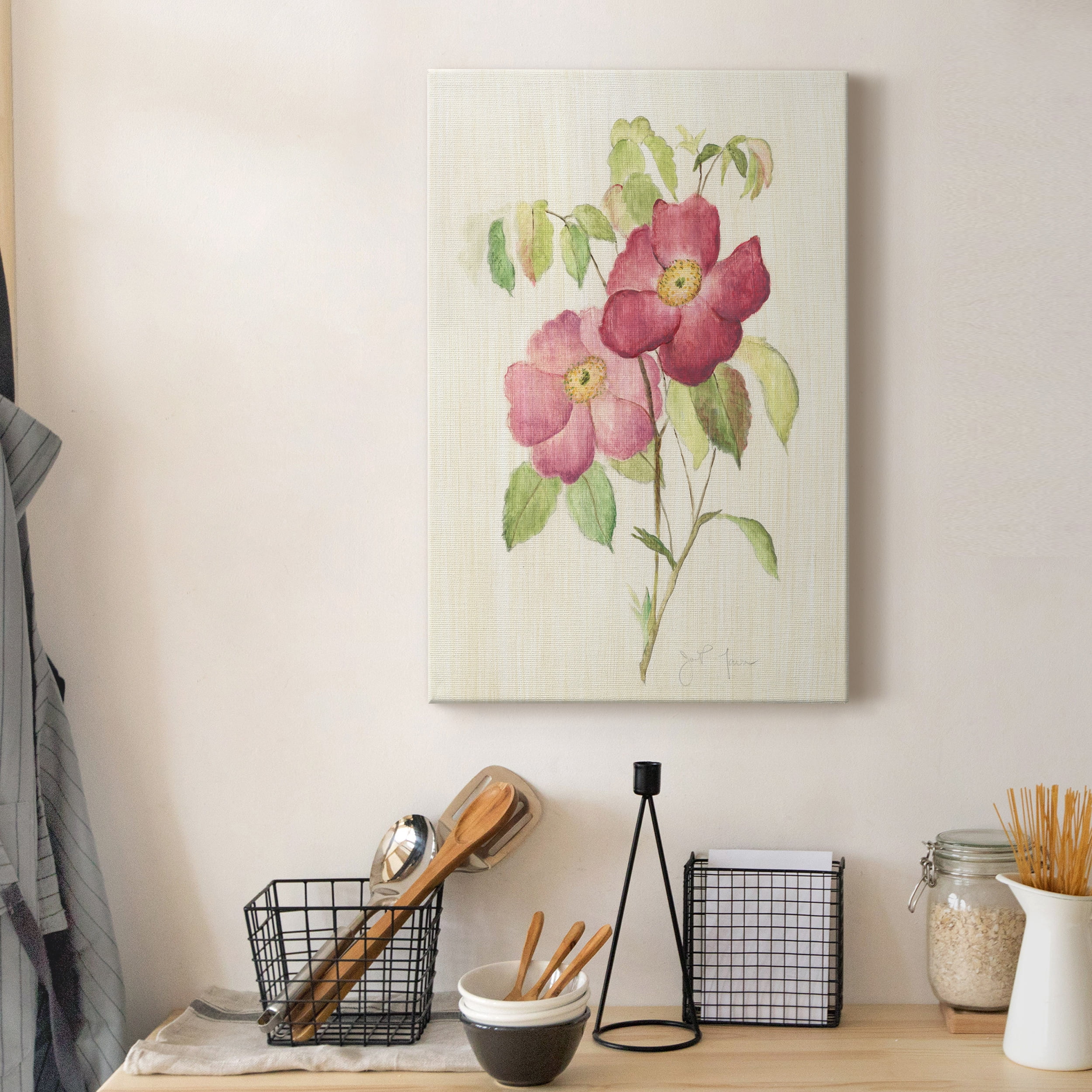 Dusty Rose II Premium Gallery Wrapped Canvas - Ready to Hang - 40 x 60