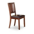 thumbnail image 2 of East West Furniture - ESDU3-MAH-LC - 3-Pc Modern Dining Room Set - 2 Kitchen Dining Chairs and 1 Dining Room Table (Mahogany Finish), 2 of 3