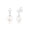 Silver, variant on Elli by Julie & Grace Freshwater Pearl Earrings 925 Silver 18K Gold Plated for Women