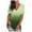 Green, variant on Patlollav Ladies Tops,Women's Tops Casual Gradient V-Neck Short Sleeve Loose Tshirt