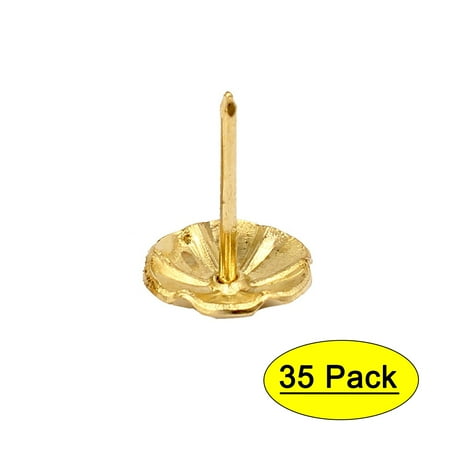 

16mm Dia Metal Upholstery Tack Nail Decorative Thumbtack Pushpin Doornail 35PCS
