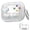 Clear, variant on Leymi Case for Airpods 4/5th Gen with Keychain, Built-in Phone Stand Support Wireless Charging Non-Slip Shockproof Protective Full Body Cover for Women Men, Purple