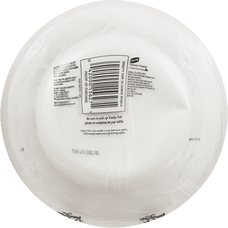 Vanity Fair Impressions Disposable Bowls - 18 CT