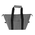 thumbnail image 2 of Bolsa térmica para camping, plegable, a prueba de fugas, para picnic, viajes, trabajo, escuela, gris, tamaño grande, 20 l, 2 of 14