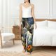 thumbnail image 4 of Fotbe Sunflower Field Spotted Dog Pantalones de Pijama para Mujer, Pantalones de Dormir, Pantalones Pj con Cordón y Bolsillos-3X-Large, 4 of 6