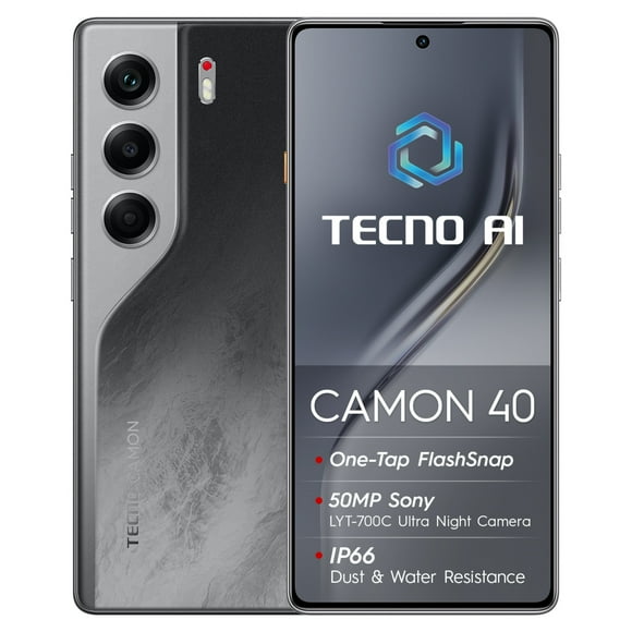 Celular Tecno Camon 40 8GB Ram 256GB Rom Dual Sim Galaxy Negro