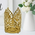 thumbnail image 4 of Soporte de lámpara de Té de Metal, Soporte de Soporte de de Té de Hueco para Decoración para hogar/decoraciones de , Adornos de Centro de dorado Macarena Porta vela, 4 of 6