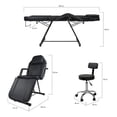 thumbnail image 3 of Silla Facial Reclinable Sillon Nanofort  Cama Masaje Spa Negro, 3 of 3