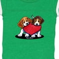 thumbnail image 4 of Inktastic Beagle Heartfelt Duo Boys or Girls Baby Bodysuit, 4 of 5