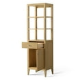 thumbnail image 4 of Vanity Art 21" Freestanding Linen Cabinet with Soft Close Door and Drawer, 4 of 6