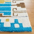 thumbnail image 4 of SAFAVIEH Rodeo Drive jordan Geometric Area Rug, Blue/Ivory, 8' x 10', 4 of 9