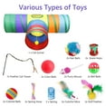 thumbnail image 3 of Semfri 22pcs Pet Toys Combo Set - For Dogs, Cats & Rabbits Interactive T-Tunnel Cat Teaser Plush Mouse Set, 3 of 8
