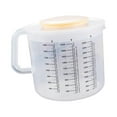 thumbnail image 4 of Taza medidora de plástico para hornear Taza para verter 2.5L Jarra mezcladora de cocina para hornear con medidas con tapa Jarra medidora de, 4 of 9