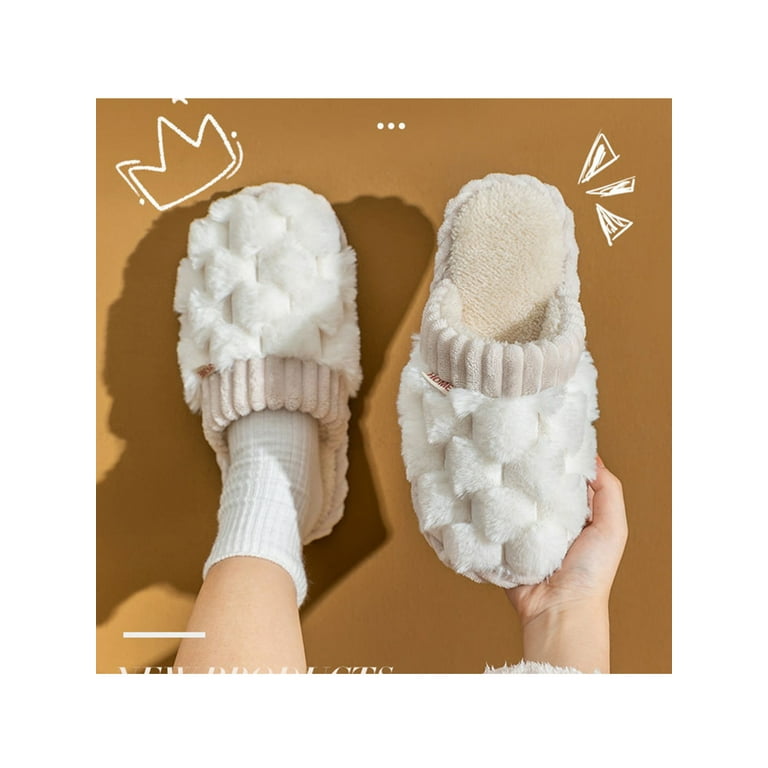 Walmart fuzzy sale shoes