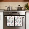 thumbnail image 3 of 2 Pcs Funny Kitchen Towels, Easter and Gnomes White Pattern Microfiber Dish Towels 18"x26", Decorative Tea Towel Set, 3 of 6