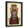 thumbnail image 5 of Empire Art Direct Beijin Opera Mask & Jiangwei Dimensional Collage Framed Graphic Art Under Glass Wall Art, 25" x 19" each, Ready to Hang, 5 of 9