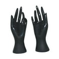 thumbnail image 3 of 1 par de mujeres Mannequin Joya Hand Joyería Ligero Pulsera Anillo de la pantalla Organizador de soportes para vendedores de tiendas Vendedores Negro, 3 of 8