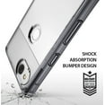 thumbnail image 6 of Xpression Case for Motorola Moto G Stylus 2021 Body Frame [Shock-Absorption] Hybrid Defender Rubber TPU Clear Hard Back Protective Phone Cover [Smoke Black], 6 of 9