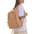 thumbnail image 2 of Gustave Nylon Backpack Purse for Women Multi-Pocket Lightweight 14" Laptop Travel Backpack Casual Daypack for Daily Work College(Khaki), 2 of 8