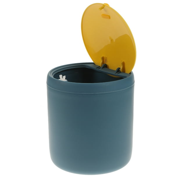 Mini bote de basura de escritorio, bote de basura de plástico para dormitorio