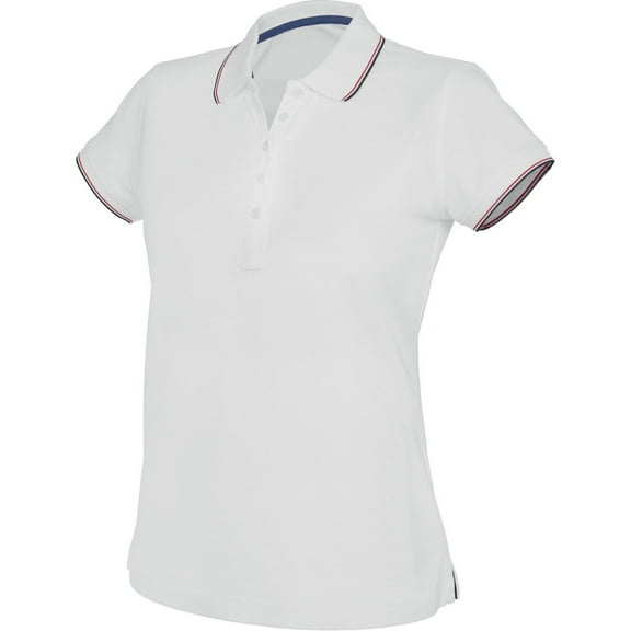 Kariban Womens Contrast Short Sleeve Polo Shirt