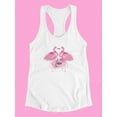thumbnail image 3 of Love Flamingos Racerback Tank Women -SPIdeals Designs, Female Medium, 3 of 4
