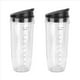 thumbnail image 1 of 2X Tazas de Licuadora de Repuesto de 32 Oz con Tapa de 900Ml de Gran Capacidad para 900W 1000W Licuadora, 1 of 5