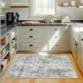 thumbnail image 5 of BERTHMEER 3'x5' Washable Small Area Rugs for Entrance Entryway Doorway Office Laundry Bedroom Non-Slip Distressed Abstract Rugs,Blue&Gray, 5 of 5