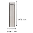 thumbnail image 3 of Justharion Advertising Screw Standoff Durable Streamlined Design Glass Mirror Nail Nut Wall Hanging Bracket Strong Bearing Capacity 25x70mm 1Set, 3 of 6