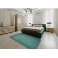 thumbnail image 5 of Ahgly Company Machine Washable Indoor Rectangle Transitional Medium Teal Green Area Rugs, 7' x 9', 5 of 7