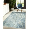 thumbnail image 4 of Marble Print Decorative Rug, Exquisite Granite Stone Architecture Floor Nature Faded Rock Picture Art, Quality Carpet for Bedroom Dorm and Living Room, 6 Sizes, Pale Blue Grey, by Ambesonne, 4 of 4