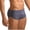 Gray, variant on Boxer Briefs for Men Ice Silk Low-Rise Athletic Shorts Sides Split Press Crotch Lightweight Breathable Underwear White M