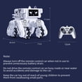 thumbnail image 4 of White 2.4G Wireless Remote Control Robot Toy with Story Mode, Vibrant Lights & Dynamic Music - 6-Way Movement (Forward/Backward/Left/Right Side Shift/360° Rotation), 1200mAh Rechargeable Battery, ABS, 4 of 6