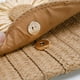thumbnail image 3 of Bolso de mano de paja para mujer tejido pompón flor hombro bandolera de mano, 3 of 6