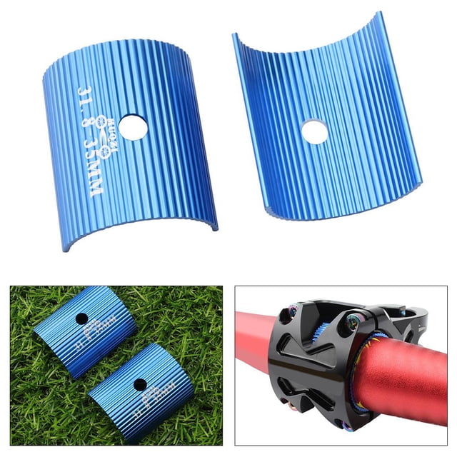 Adaptador Macarena espaciadores reductores de tamaño de vástago de bicicleta Azul 318-35 mm