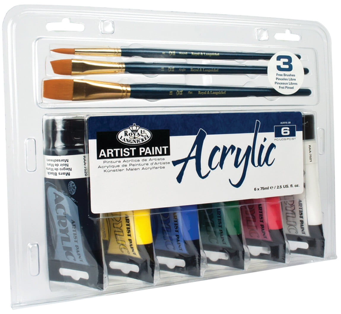 Royal & Langnickel Essentials 75ml Acrylic Artist Paint with Brush