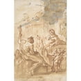 thumbnail image 2 of Gaspare Diziani 17x24 Gold Ornate Framed and Double Matted Museum Art Print Titled - Hercules and Omphale (1689-1767), 2 of 4