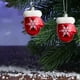 thumbnail image 5 of pstuiky Adornos navideños de muñeco de nieve, colgante pequeño para árbol de Navidad, cabaña de Papá Noel, decoración colgante, suministros de decoración, 5 of 6
