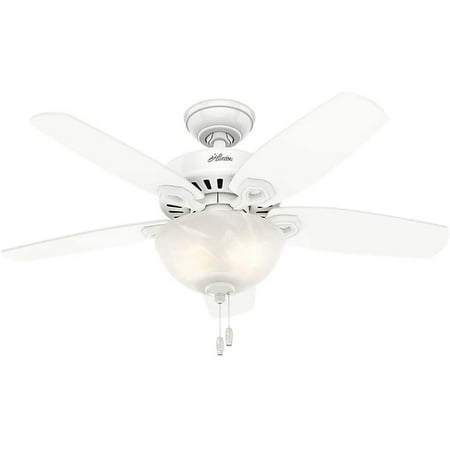 Hunter Builder 42 Indoor Home Ceiling Fan W Led Light And Pull Chain White Canada Hunter Builder 42 Indoor Home Ceiling, Hunter Ceiling Fans Canada Warranty