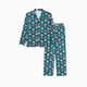 thumbnail image 2 of Conjuntos de pijamas navideños a juego para toda la familia con estampado de cascanueces y cuello, 2 of 5