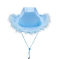 thumbnail image 3 of 3-10 Years Toddler Kids Cowgirl Cowboy Hat Baby Girl Boy Western Hat for Halloween Party Dress Up Costume, 3 of 8