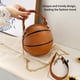 thumbnail image 4 of Bolso Con Forma De Baloncesto Bolso De Cuero De PU Para Mujer, Diseño De Moda, Capacidad Espaciosa, Opción De Regalo Ideal, Artesanía Exquisita, 4 of 7