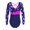 Fairy Navy-A, variant on ZDHoor Kids Girls Gymnastics Yoga Leotard Long Sleeve Printed Patterns Ballet Dance Costume Black 6